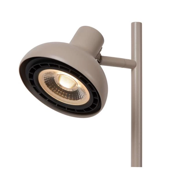 Lucide SENSAS - Lámpara de escritorio - Ø 18 cm - 1xGU10 (ES111) - Beige - detalle 1